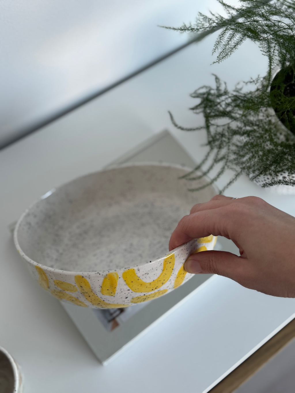 Keraminis dubuo - lėkštė "Grafika"